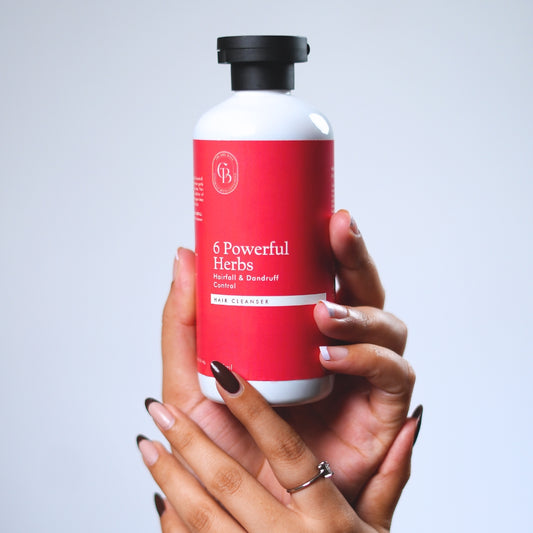 6 Powerful Herbs, Hairfall & Dandruff Control Cleanser